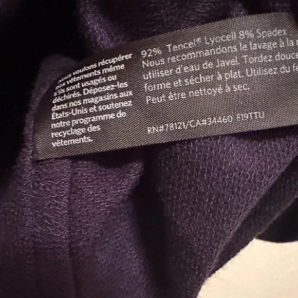 Eileen Fisher Deep Navy Long-Sleeve Scoop Neck Long Line Tunic Top Size Small - Picture 3 of 5